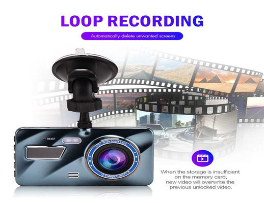 WDR 자동차 캠코더 FHD 1080P 스트림 미디어 미러 블랙박스 야간 버전 128GB