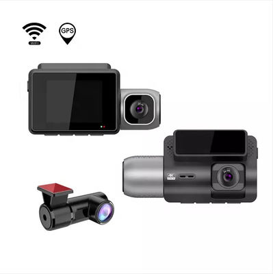 3개의 렌즈 정면 후방 GPS 안드로이드 차 DVR 사진기 와이파이 거울 128GB 4k ODM