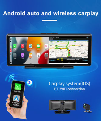 1440P 10.26인치 휴대용 터치 Carplay 대시보드 2.5K 비디오 루프 녹화