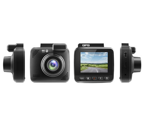 70mi 대시캠 듀얼 렌즈 4K UHD 기록하는 자동차 카메라 DVR 야간 시력 WDR 짜맞춘 GPS 와이파이 G-센서 움직임 검출