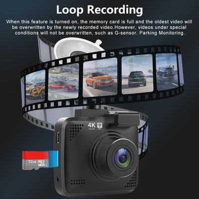 V53 대시캠 4K UHD 소니 야간 시력 대시캠 듀얼 카메라 GPS 와이파이 대쉬캠 24H 파킹 모니터 170' FOV 드브르 자동차 카메라
