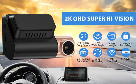 와이파이 GPS 비디오 녹화기를 가진 차 비행 기록 장치 LCD 4K GPS 대시 캠